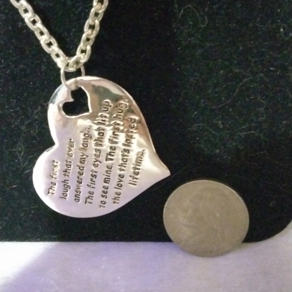 Reflection lifetime silver tone necklace 16" NWT (sku 835) - Picture 4 of 4